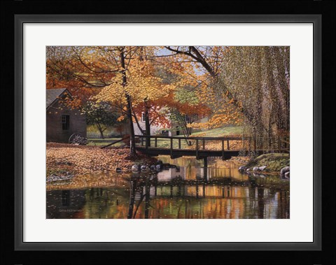 Framed Waterloo Bridge Print