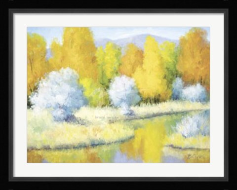 Framed October Reflections Print