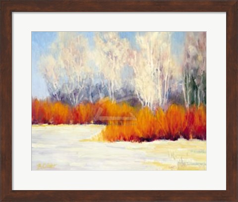 Framed Bright Winter Day Print