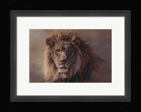 Framed His Majesty Print