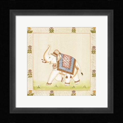 Framed Festival Elephant II Print