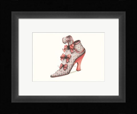 Framed La Chaussure d'Aimee Print