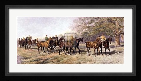 Framed in Training Pm Print
