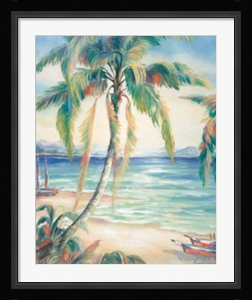 Framed Tropical Breeze II Print