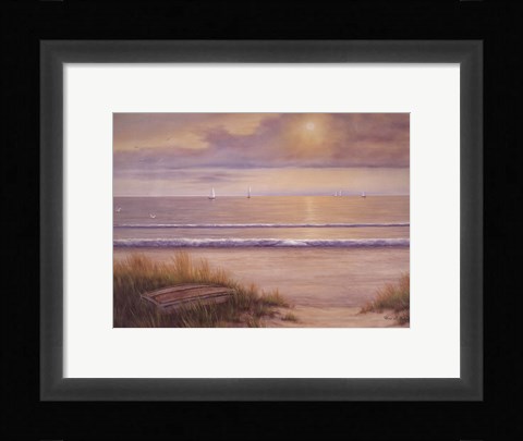 Framed Ocean Surf Print