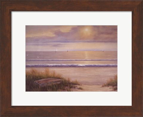 Framed Ocean Surf Print