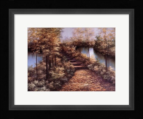 Framed Autumn Leaves Print