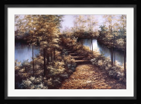 Framed Autumn Leaves Print