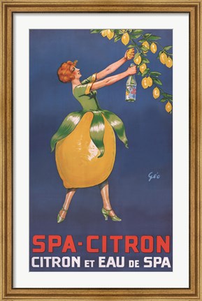 Framed Spa-Citron Print