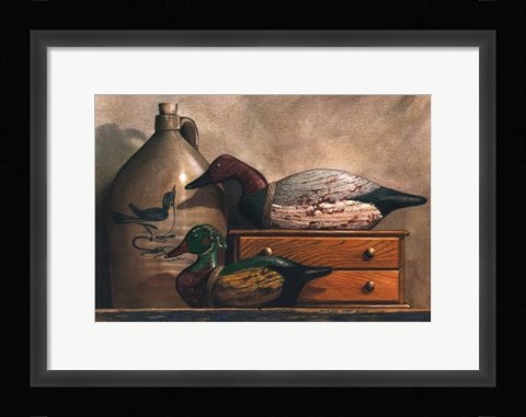 Framed Canvasback and Wood Duck Print
