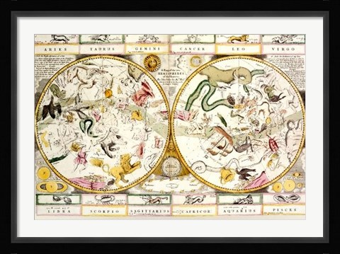 Framed Atlas Maritimus Print