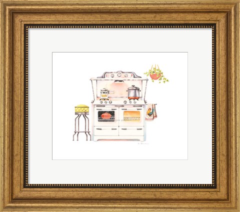Framed Cookin&#39; with Chrome Print