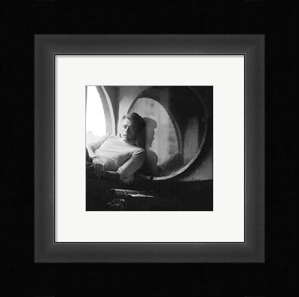 Framed James Dean, New York, c.1954 Print