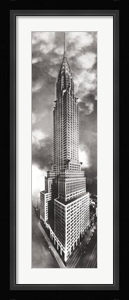 Framed Chrysler Building Print