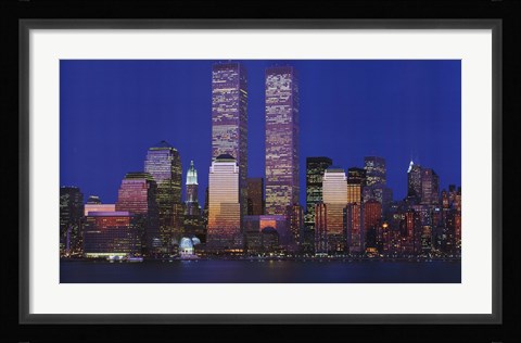 Framed World Trade Center 1973 - 2001 Print