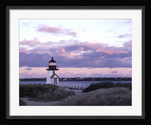 Framed Brant Point Light Print
