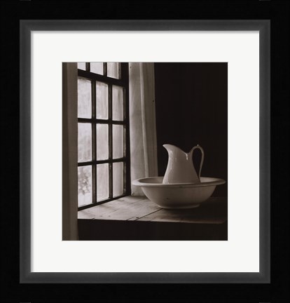 Framed Water Pitcher and Bowl Print