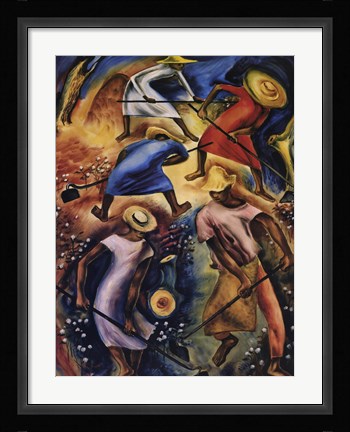 Framed Poor Man's Cotton Print