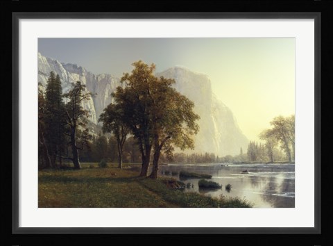 Framed El Capitan, Yosemite Valley, California, 1875 Print