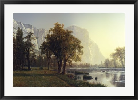 Framed El Capitan, Yosemite Valley, California, 1875 Print