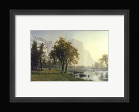 Framed El Capitan, Yosemite Valley, California, 1875 Print
