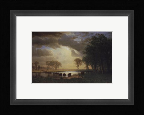 Framed Buffalo Trail, c.1867 Print