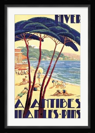 Framed Antibes/Hiver, ca. 1930 Print