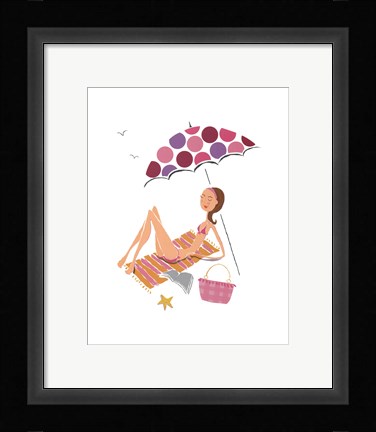 Framed Beach Escape Print