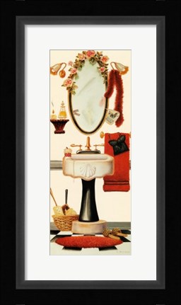 Framed Girly Bath Print