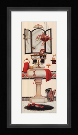 Framed Glamour Bath Print
