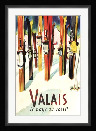 Framed Valais Print
