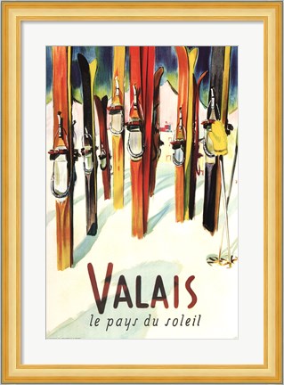 Framed Valais Print