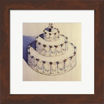 Framed Wedding Cake 1962 Print