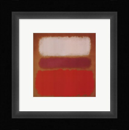 Framed White Cloud over Purple, 1957 Print