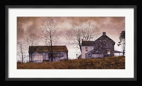 Framed At Breakfast Print