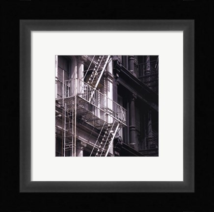 Framed Fire Escape Print