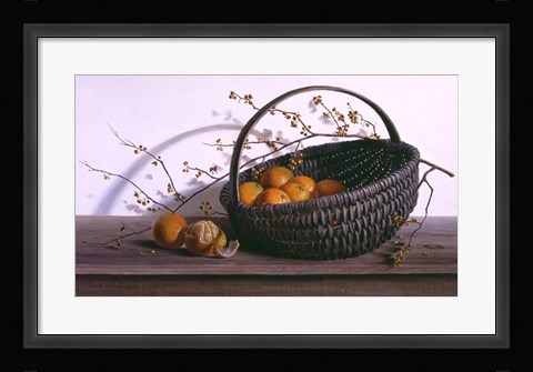 Framed Oranges Print