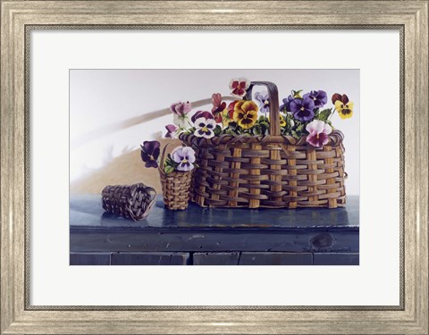 Framed May Baskets Print