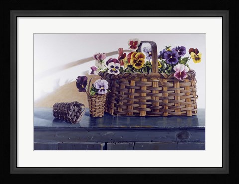 Framed May Baskets Print
