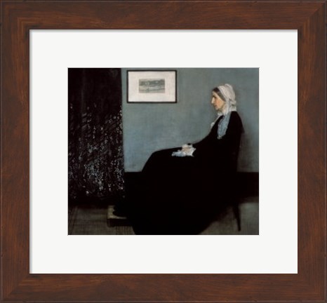 Framed Portrait of the Artist&#39;s Mother Print
