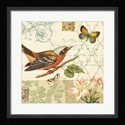 Framed Oak Avenue III Print