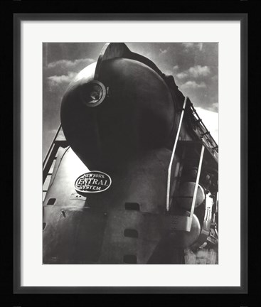 Framed New York Central Locomotive Print