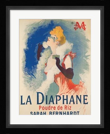 Framed La Diaphane Print