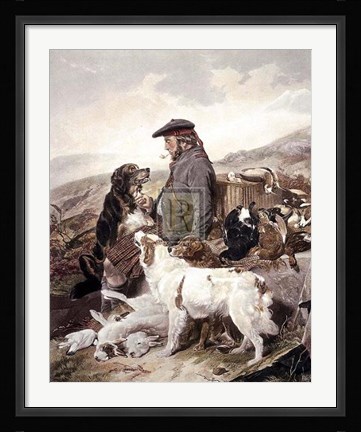 Framed Scotch Gamekeeper Pm Print