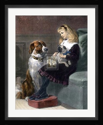 Framed Her Only Playmates Pm Print