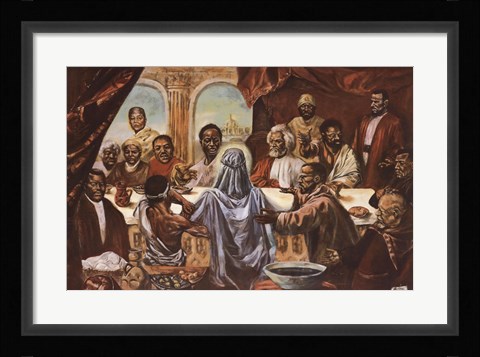 Framed Last Supper Print