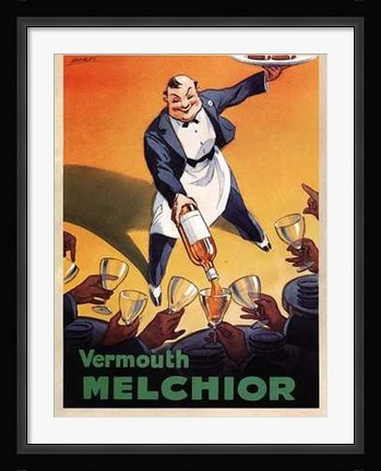 Framed Vermouth Melchior, 1930 Ca Print