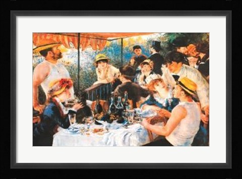 Framed Luncheon Of The Boating Party, 1881 Print
