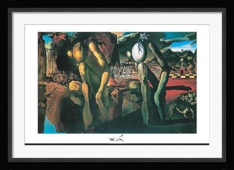 Framed Metamorphosis Of Narcissus Print