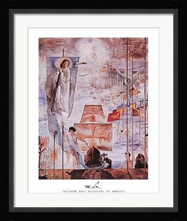 Framed Discovery Of America Print